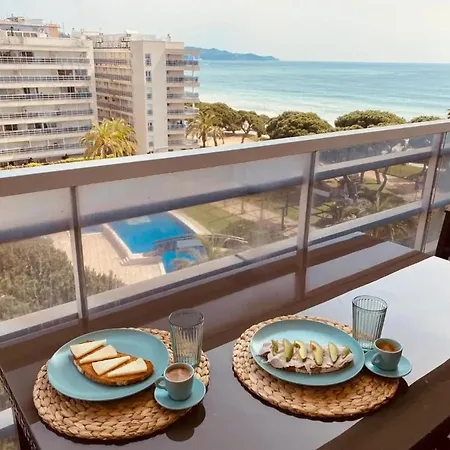 Charming In - Sea View And Pool Lägenhet Blanes