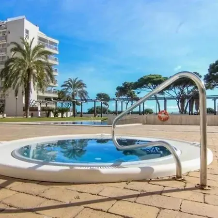 Lägenhet Charming In - Sea View And Pool Blanes